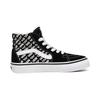 Vans SK8 Canvas Abrasion Resistant High Top Skateboard Shoes Black With White Print Children Aged 3 7 Years Old VN0A4BUWTEZ