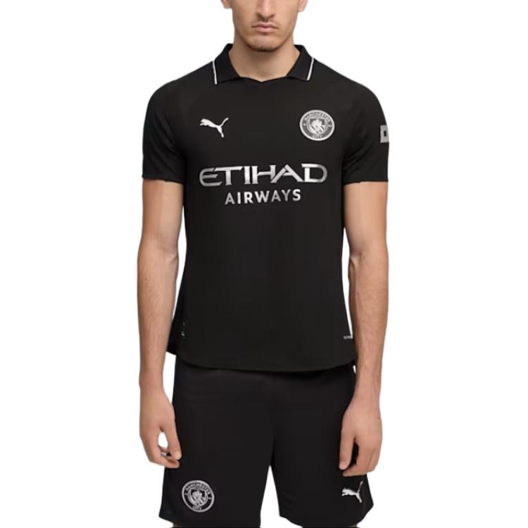 Puma Manchester City SS25 Away Soft Comfortable Skin-Friendly Versatile Short Sleeve Football Shirt Men tops 780348-02