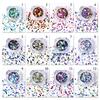 Bright Nail Art Round Sequins Nail Sequins Glitter Powder Glitter Phototherapy Nail Art Decorative Patch 12 Colors Nail Art Accessories