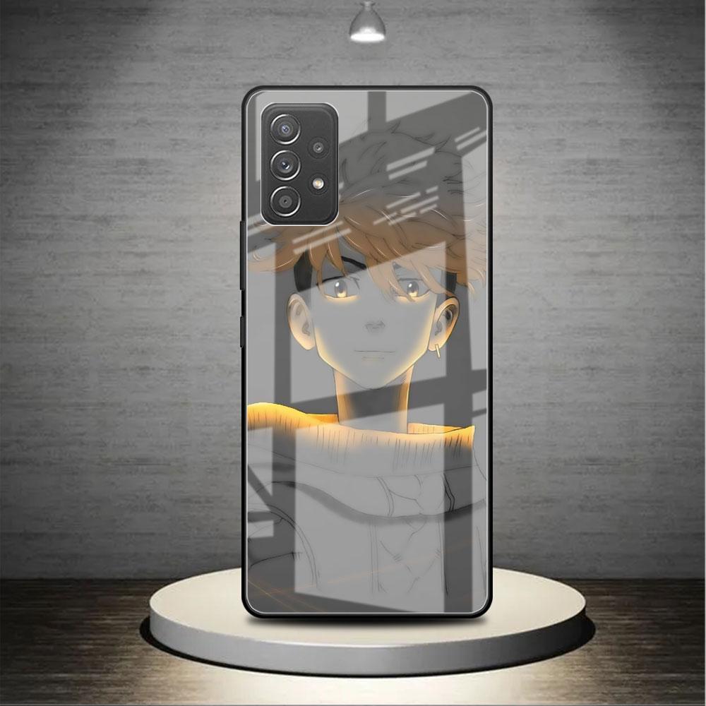 Glass Case For Samsung Galaxy A52 A71 A50 A51 A70 A21s A31 A72 A10 A12 A30 A22 5G Phone Cover Tokyo Revengers