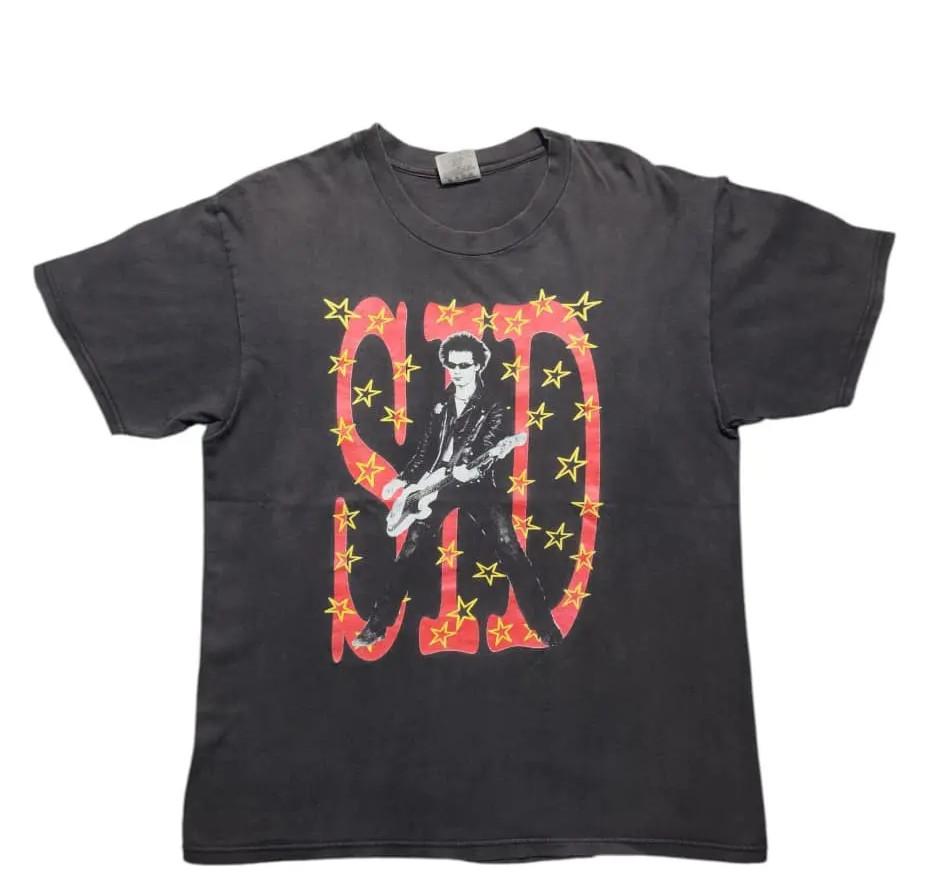 Tees Vintage Sid Vicious Unisex T-shirt Alle Maten ZA443