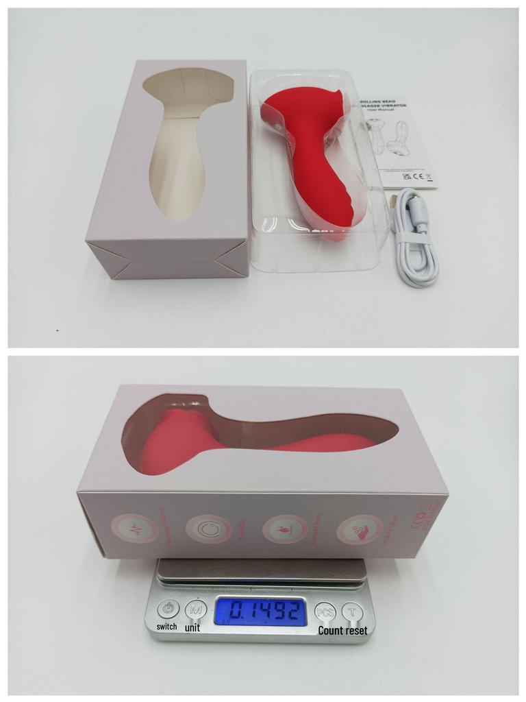 Rotating Rose Bead Vibrating Massager for Women