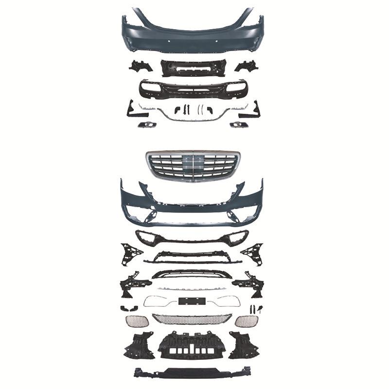 Mercedes S-Class W222 2018-2020 Grille Hood Modification to Maybach AMG S63/S65