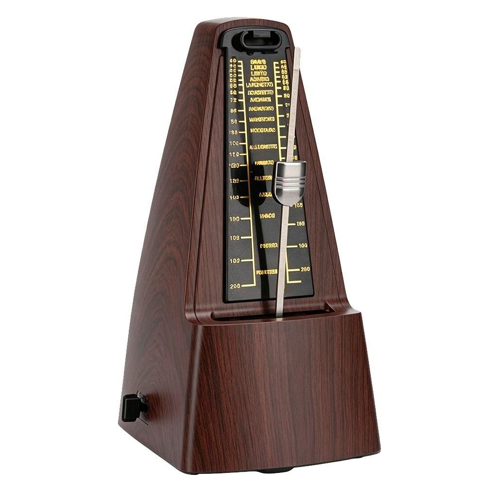 Loud Sound Wood Grain Metronome 40-208 BPM High Precision Metronome For Guitar Practice