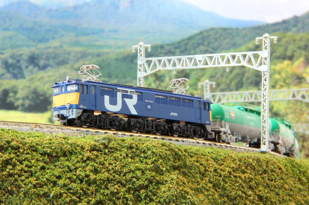 Rokuhan Z Gauge EF65 Type 1000 Series 1059 JR Freight Test Paint Railway Model Electric Locomotive T035-5