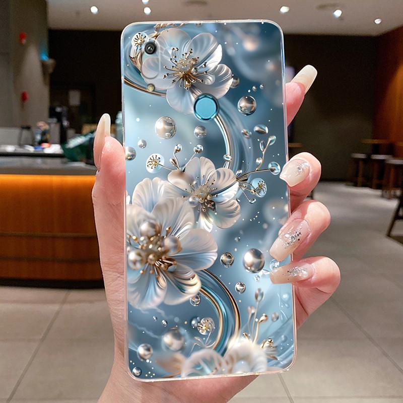 Casing For Huawei Y6 2019 Case Clear Soft Silicone Pretty Butterfly Flower Cover For Coque Huawei Y6 Prime Y 6 2019 MRD-LX1 Case