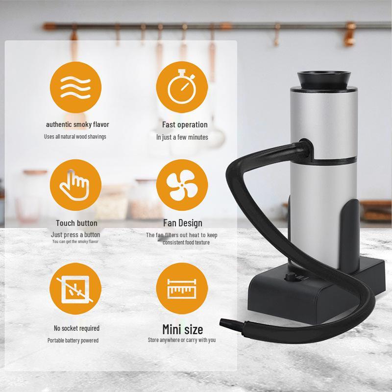 2-Speed Cross-Border Molecular Gastronomy Cocktail Smoker