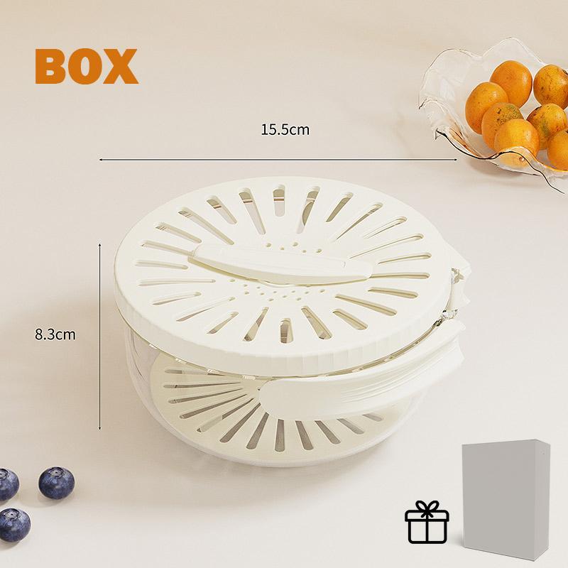 Fruit Strainer 2 In 1 Drainer And Strainer Multi-function Drain Basket Fruit Vegetable Washing Basket With Lid Drainer Tool Bowl6