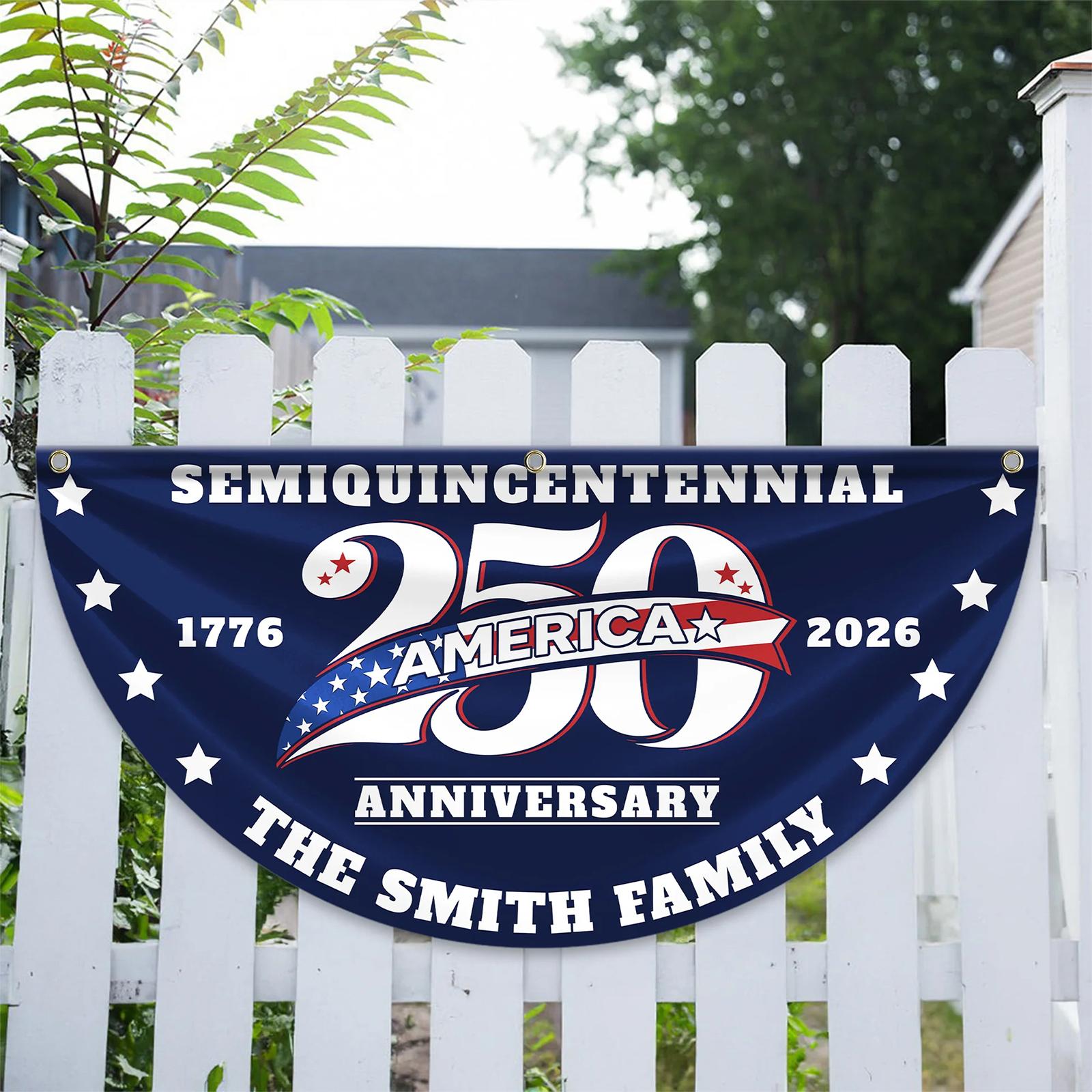 

0th Anniversary American Flag Garden Decoration Flag One Size