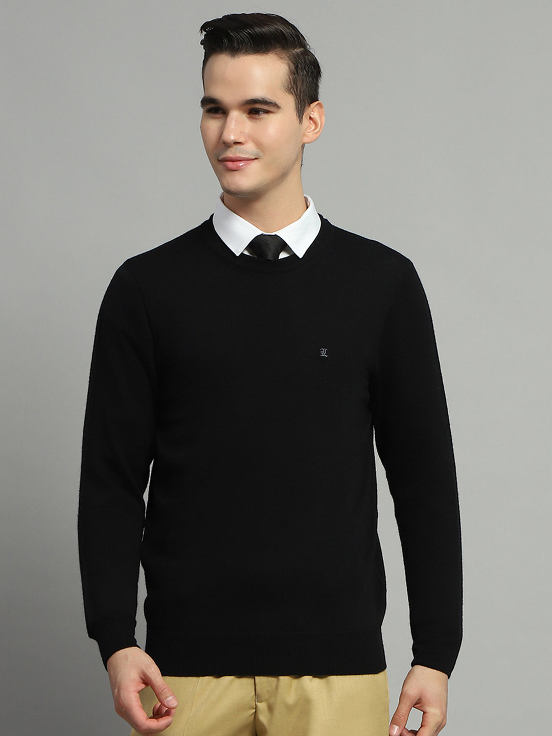 Monte Carlo Mens Regular Fit Solid Pullover XL