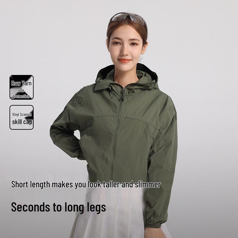 

Women s Summer Cycling Jacket - UV Protection, Breathable, Long Sleeve, Black-Brim Sunshade, Anti-Ultraviolet. Extra Large