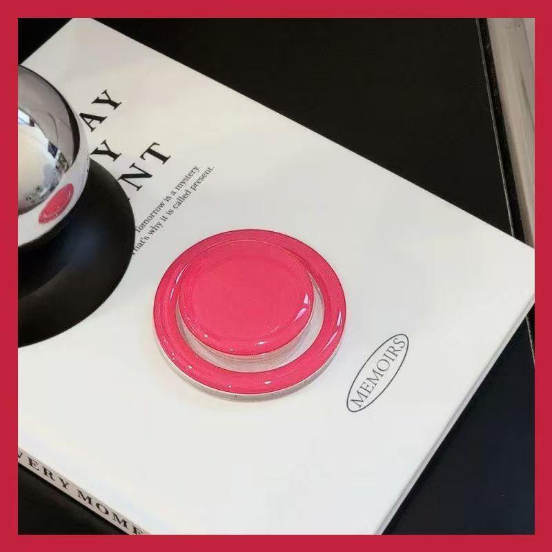 Universal Magnetic Phone Holder: Solid Color, Retractable, Foldable, Strong Magnetic Grip, Acrylic Drip Glue Design.