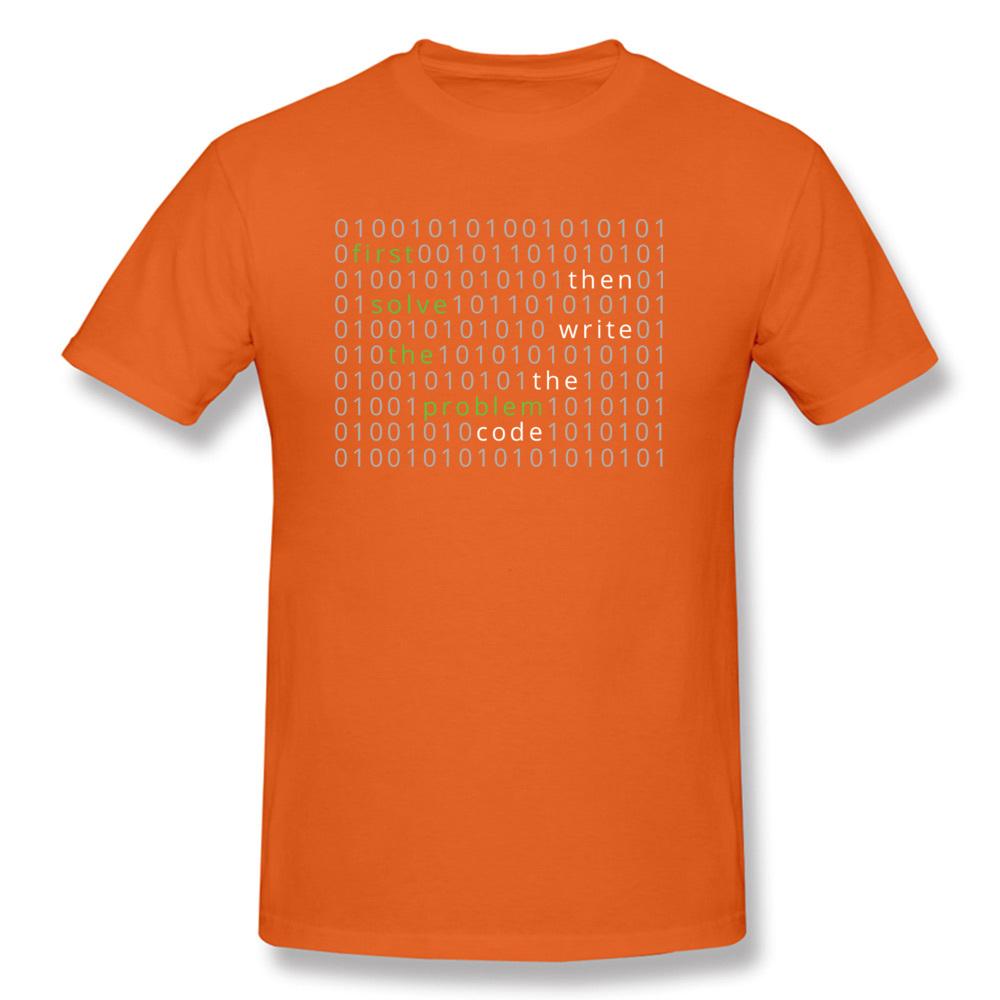 WordCloud First Solve the Problem Code Tshirts Program Hacker Problemmer IT Computer Camisa Tops & Tees Men Funny O-Neck