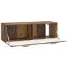 Wall Mounted TV Cabinet Reclaimed Wood Look 98 x 31 x 30 cm Engineered Wood