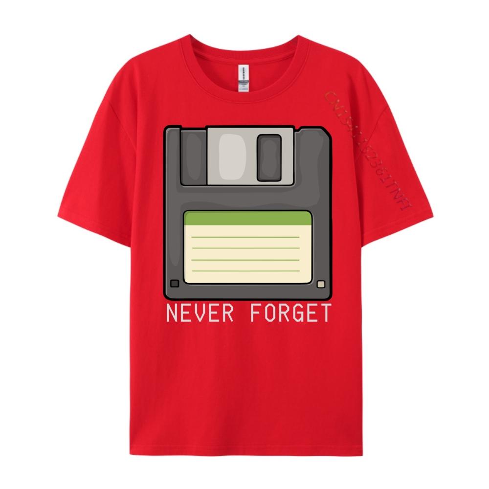 

Funny Floppy Disk For Never Forget Computer T Shirt Men 100 Cotton Anime National Flag Day Graphic Tshirts S
