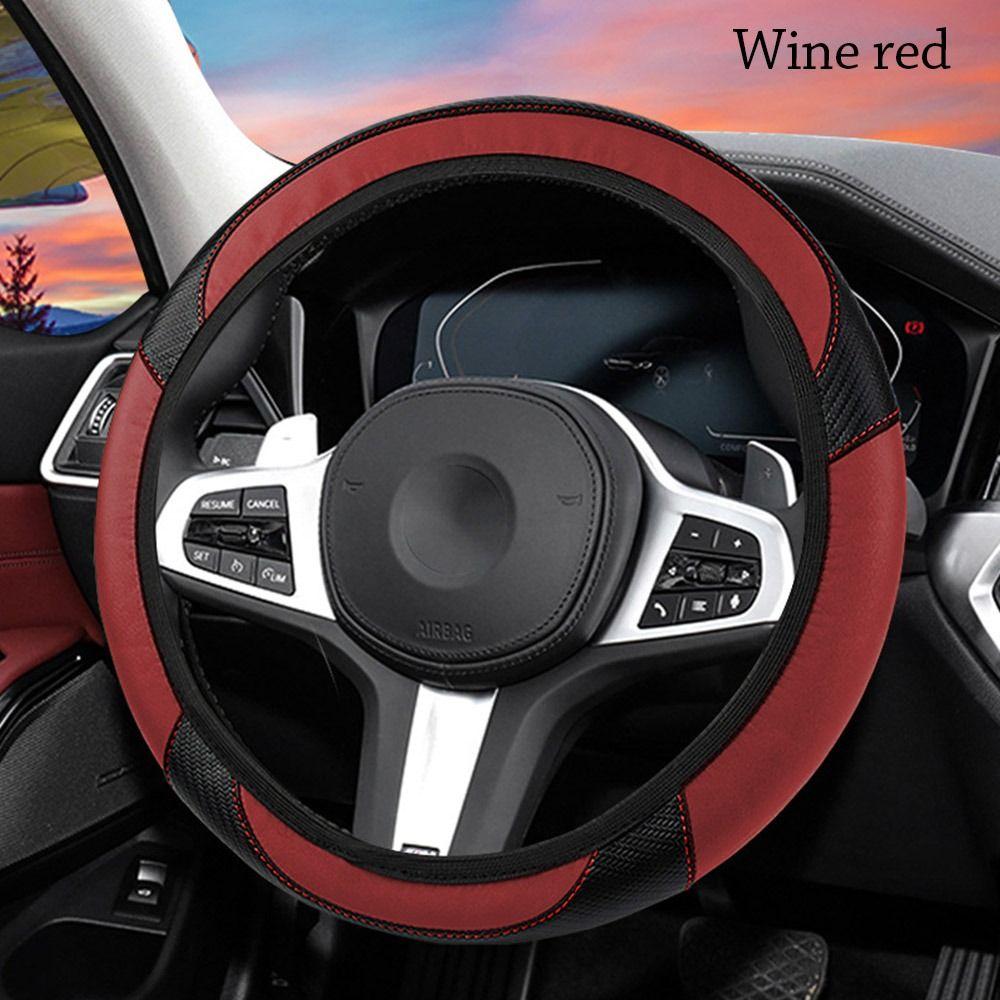 Reliéfní potah na volant Protiskluzové autodoplňky Odolný potah na auto