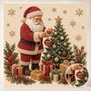 Pearl Painting Christmas Santa Claus Decorating Tree Gift Kit DIY Home Decor Painting