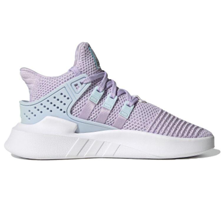 Adidas Originals Eqt Bask Adv Fabric Sports Comfortable Durable Breathable Mid-Top Lifestyle Casual Shoes Women Casual Shoes Purple FZ0216