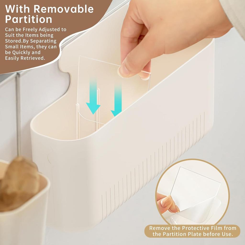 Household Magnetic Storing Shelf Space Saving Solid Smart Phone Rack Toiletries Holder for Kitchen Bathroom Bedroom