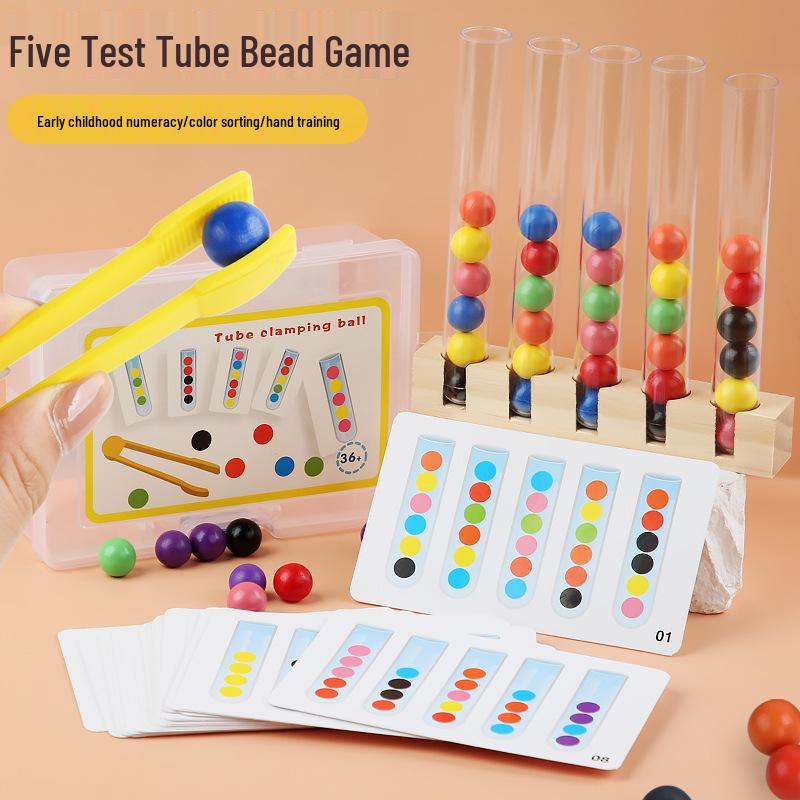 

Wooden Bead Color Cognition & Coordination Toy for Early Childhood Education