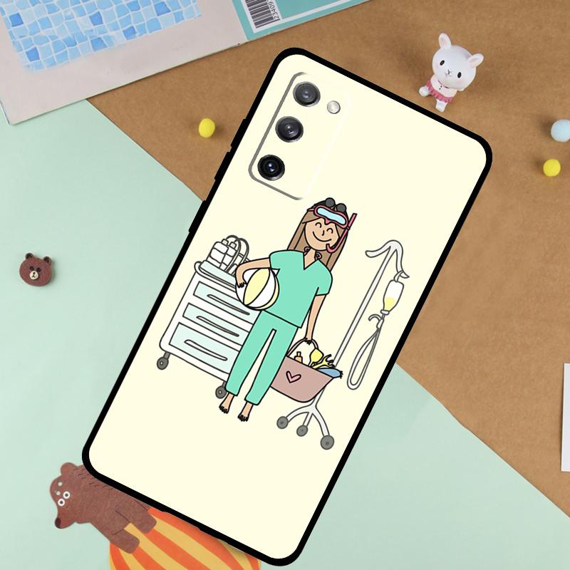 Nurse Doctor Dentist Soft Case For Samsung Galaxy S25 Ultra S9 S10 S20 S21 S22 S23 S24 Plus S24 FE Funda Cover