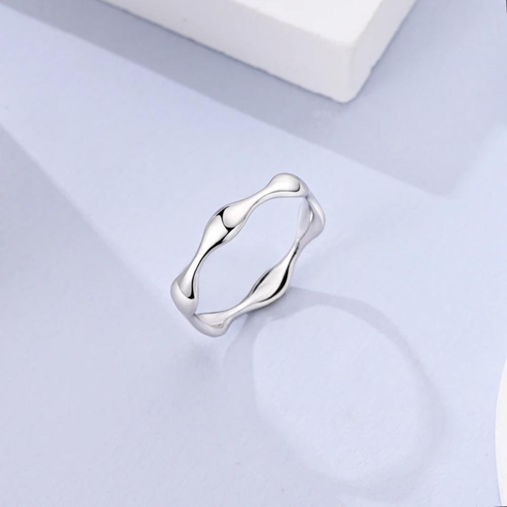 925 Silver Shine Zircon Ring Original Stone Multi Layer Wide Rings For Women Fine Jewelry Wedding Party Gift