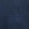 ARMANI EXCHANGE 90s Old Long sleeve Logo embroidery trainer XS Navy sweat Men's Used
