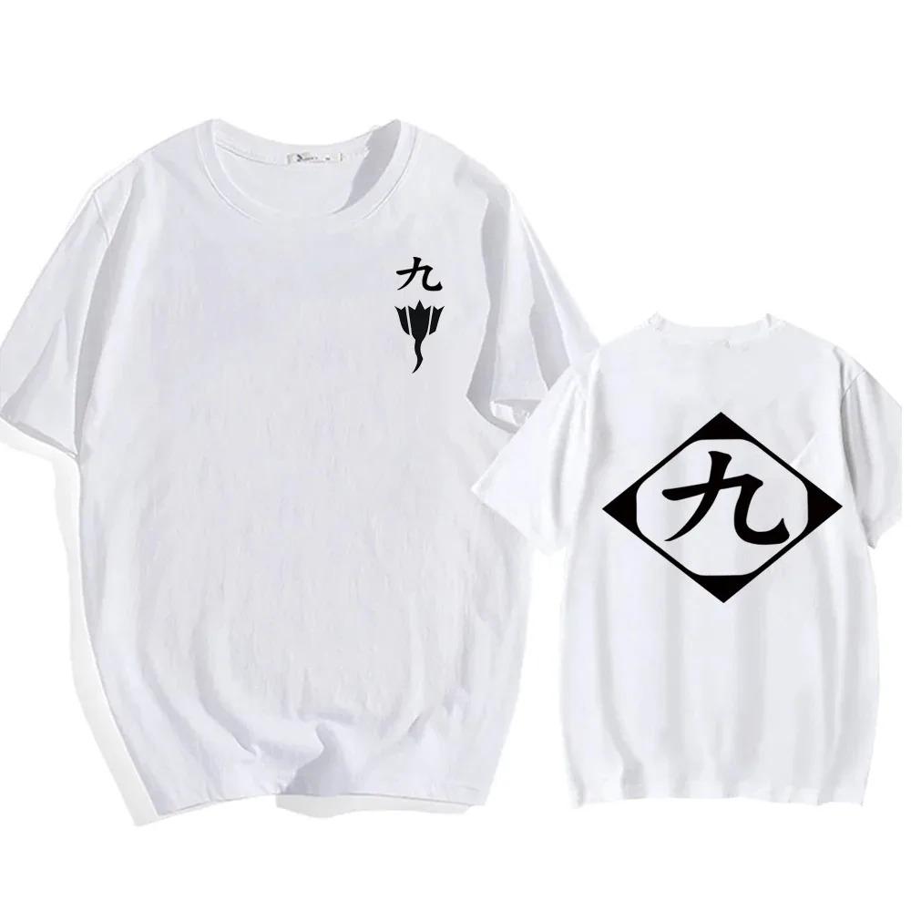 Hot Sale Anime Cotton T-Shirt Bleach Cosplay Shirt Zaraki Kenpachi Unisex Women O-Neck Short Sleeve Tee Fashion Tshirt For Fans