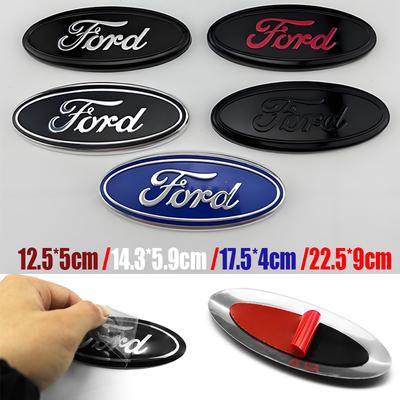 Car Front Grille Emblem Rear Trunk Logo Badge For Fiesta Focus 2 3 Mondeo Edge Ranger Fusion Kuga S-MAX Transit Accessories