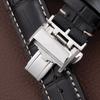 Soft Cowhide Leather For Longines Strap Masters Collection L3 L4 L2.628/L2.673 Watch Band Butterfly Buckle 19 20 21 22mm Belt