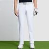 Fila Golf Series Solid Color Mid Waist Straight Casual Pants Men Bottoms Jade-White A11M345803F-WT