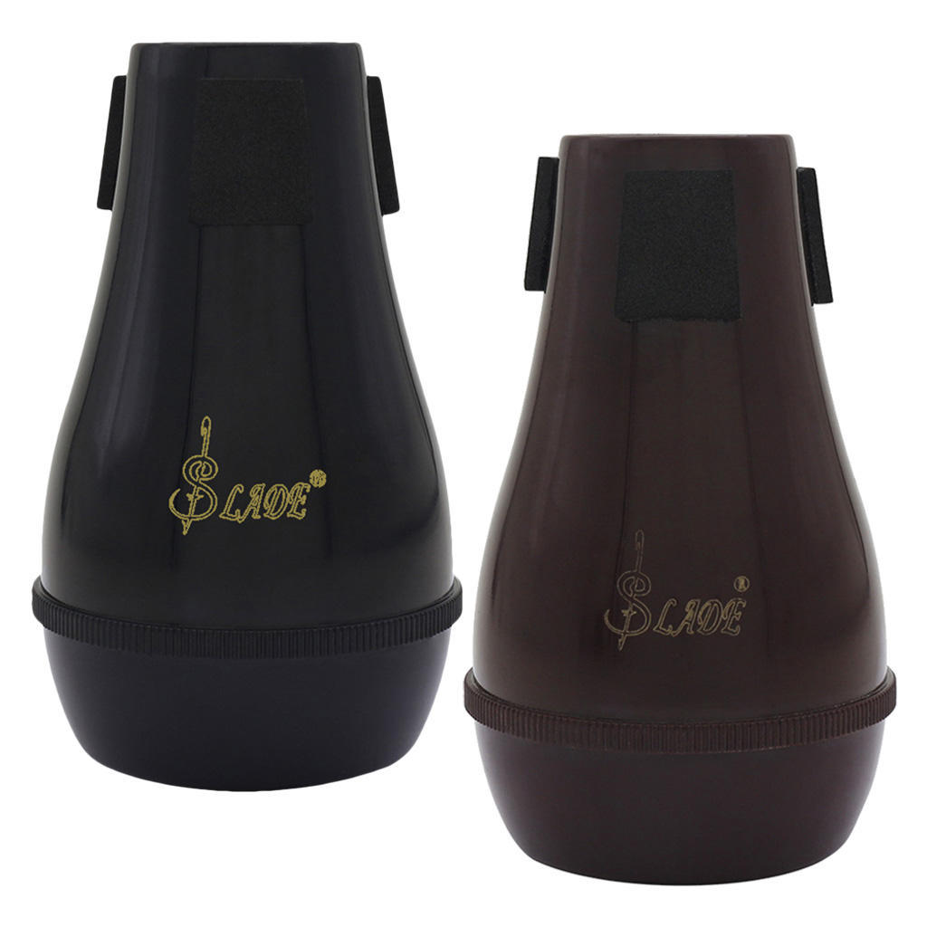 Trombone Straight Mute Silencer Sourdine for Alto Tenor Dark Red uygun