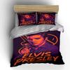 Elvis Presley Druck Bettwäscheset Bettwäscheset (1 Bettbezug, 2 Kissenbezüge, Bettdecke nicht enthalten)