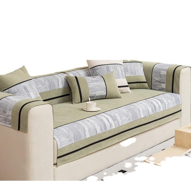 Подушка для дивана из шенилла — фото 7