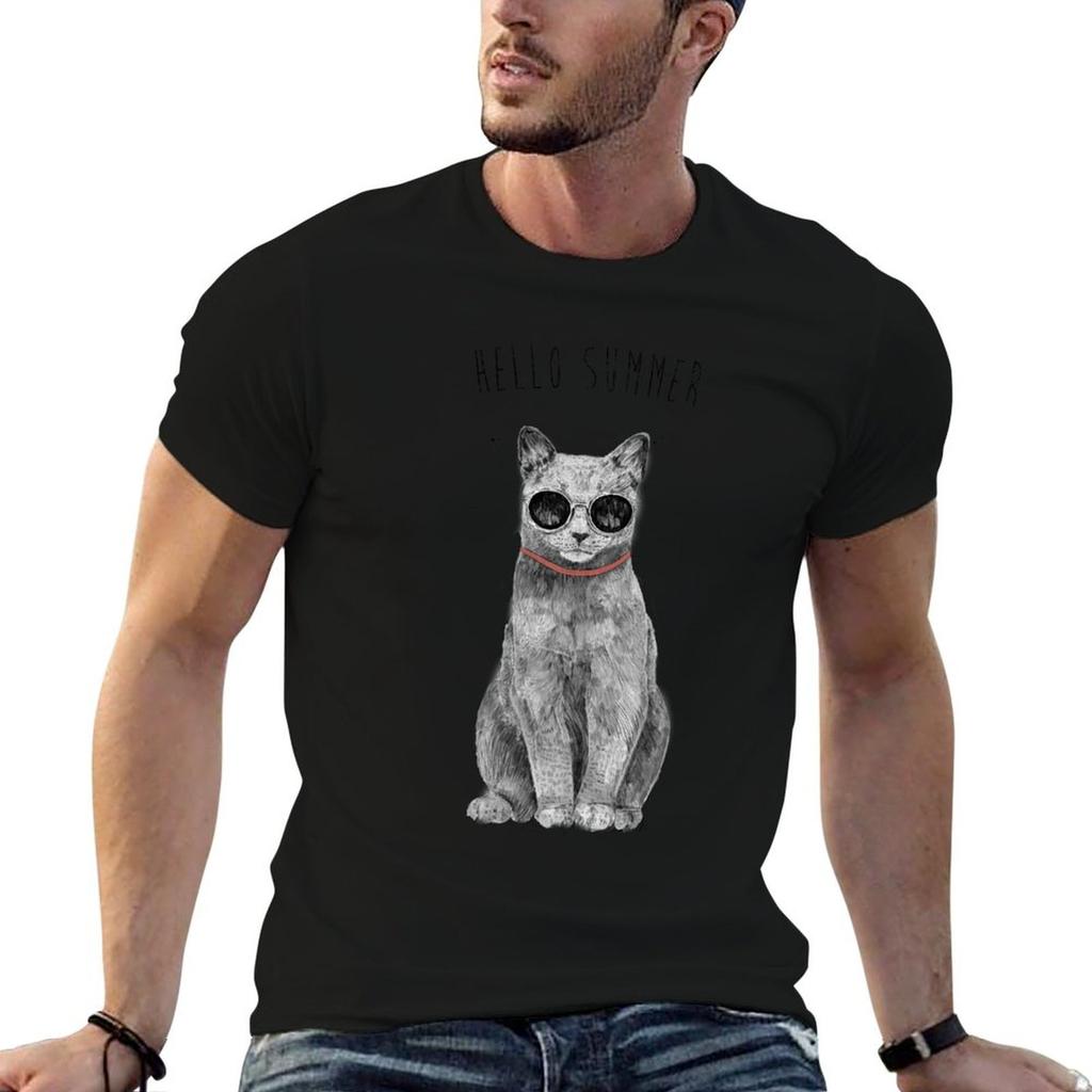 Hello Summer TShirt Unisex tshirt cotton tshirt 100 Unisex t shirts for Unisex casual Tshirt