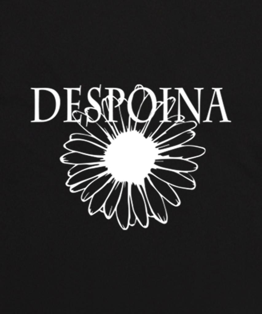 Ujeu Flower Print Short Sleeve T-Shirt (Dpts001) Black/White