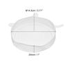 uxcell Silicone Stretch Lids, Round Container Lids, Silicone Bowl Covers, Reusable Silicone Lids for Cups, Bowls, and Food, White, 14.5cm, Pack of 4