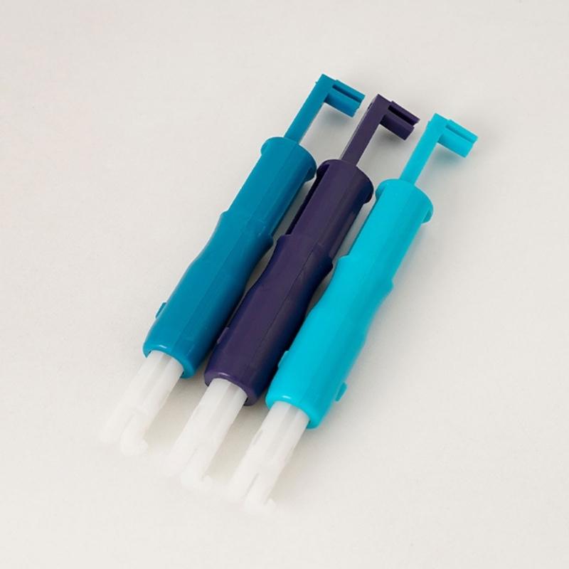 10Pcs Machine Needle Inserter Threader Automatic Needle Threader Quick Sewing Threader Threading Tool for Sewing Machine