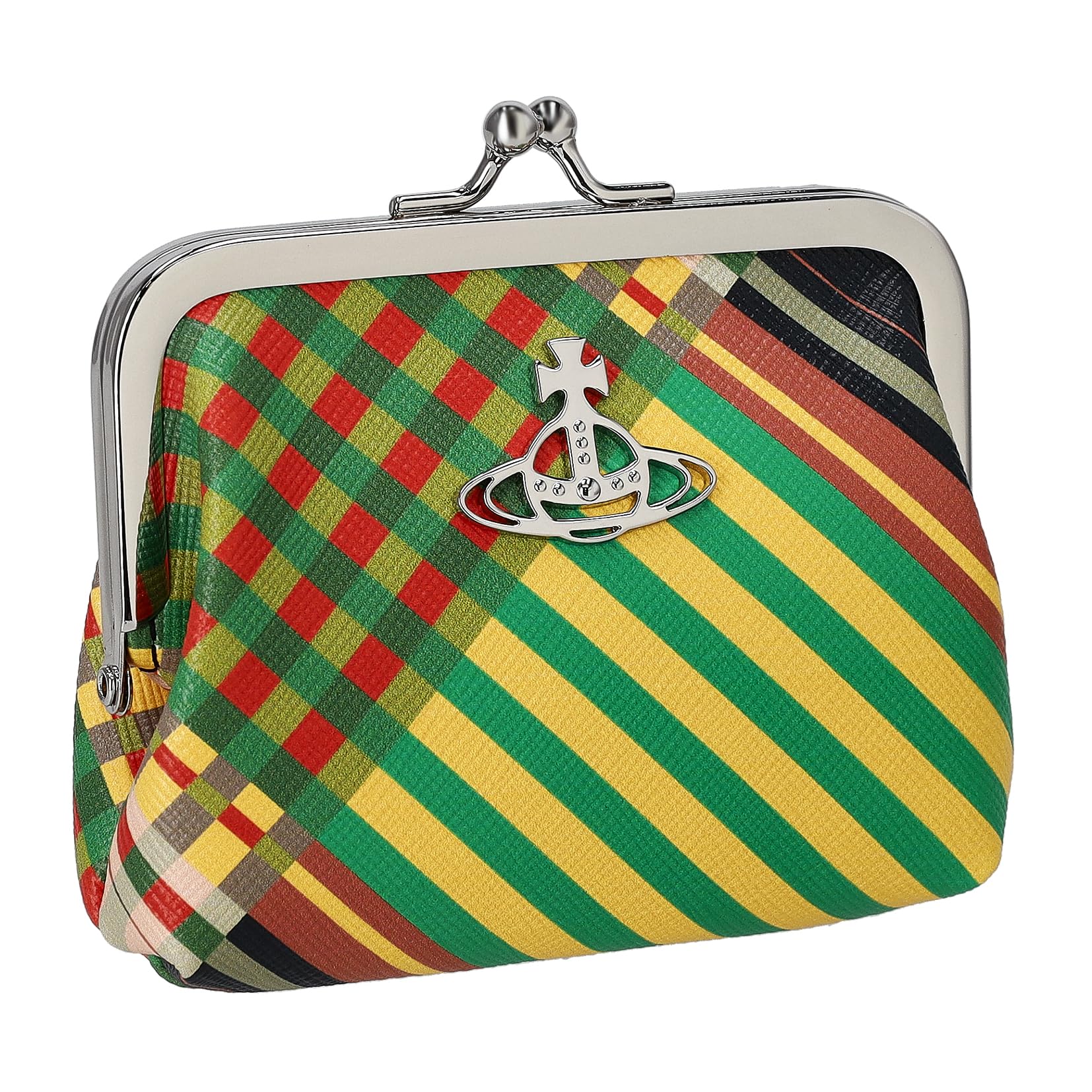 

Vivienne Westwood SAFFIANO TARTAN COMBAT TARTAN Кошелек для монет (52010005U) Женский [Б/У]