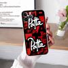 Fashion P-patta For iPhone 17 16 16e 15 14 13 12 11 Pro Max Mini Plus Phone Case