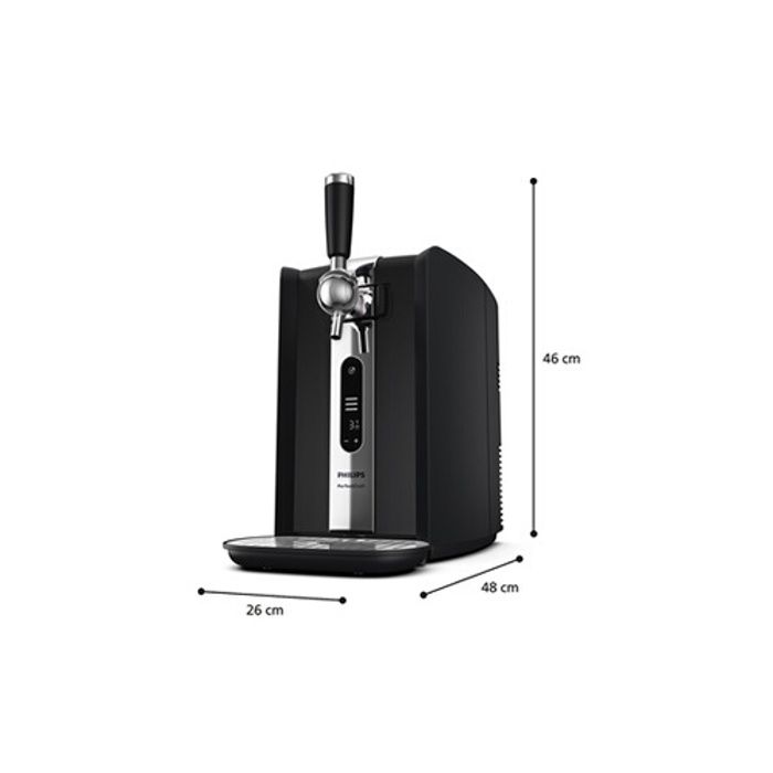 Distributeur de bière - philips - hd3770/90 - 5 litres - 70 watt - contrôle de température 0-12°c