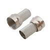 10 Stück 75-5 RG6 F-Typ Kabelstecker Koaxialkabel Schnellverbinder für RG6 Koaxialkabel Installation