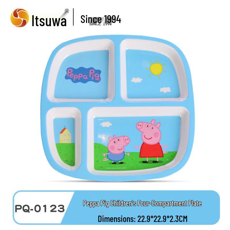WUHE Peppa Pig Children s Divided Dinner Plate