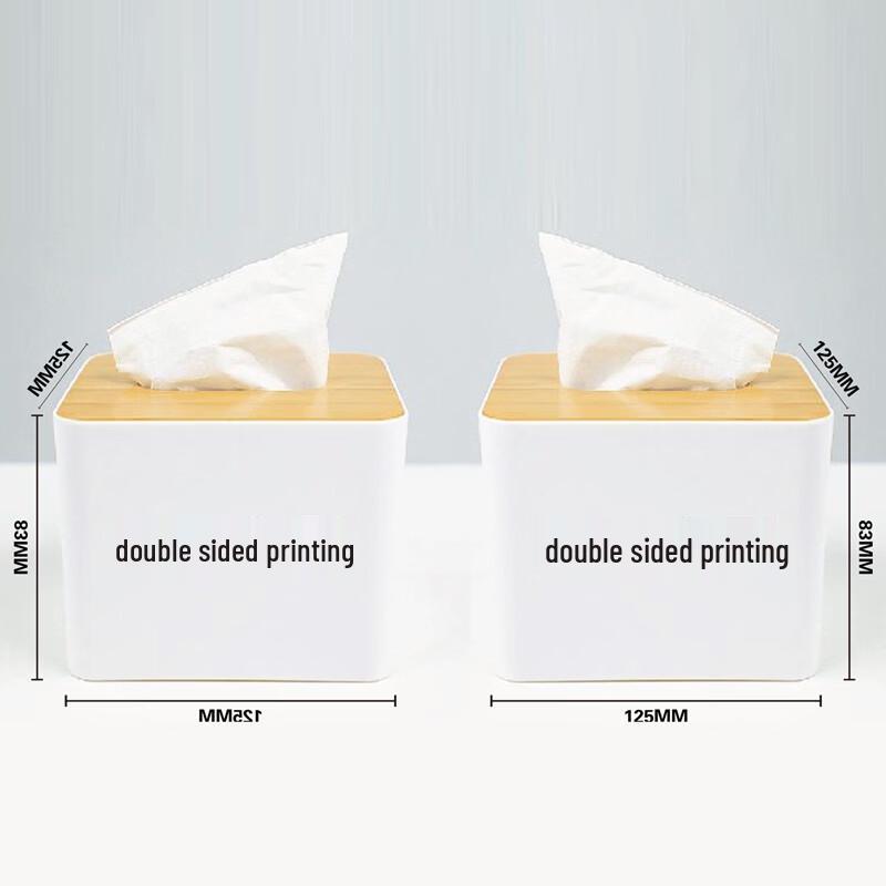 Wooden Lid Tissue Box