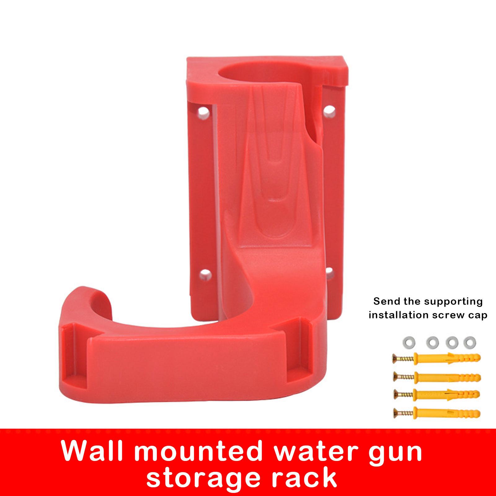 

Водяной пистолет высокого давления, подвесная стойка, кронштейн для мойки автомобиля, настенный крючок для мытья шланга, инструменты для хранения красный