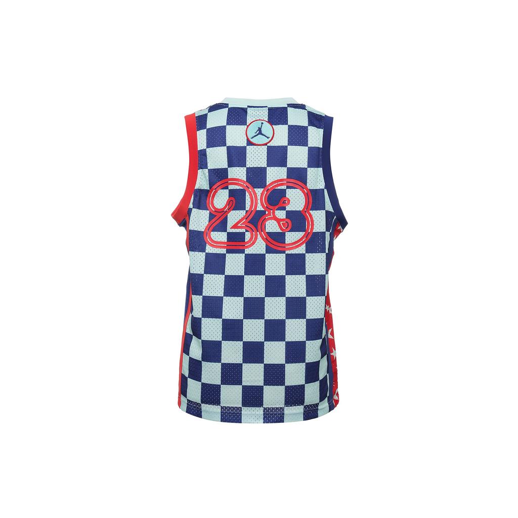 Jordan Sport DNA Contrasting Print Basketball Tank Top Men Tops Igloo-Blue CK9526-330