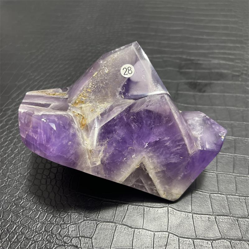 1.5kg Natural Purple Amethyst Quartz Crystal Wand Point Obelisk Healing