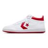 Converse Cons Fastbreak Pro lightweight and comfortable, slip-resistant and wear-resistant, mid-top skate shoes, unisex white red