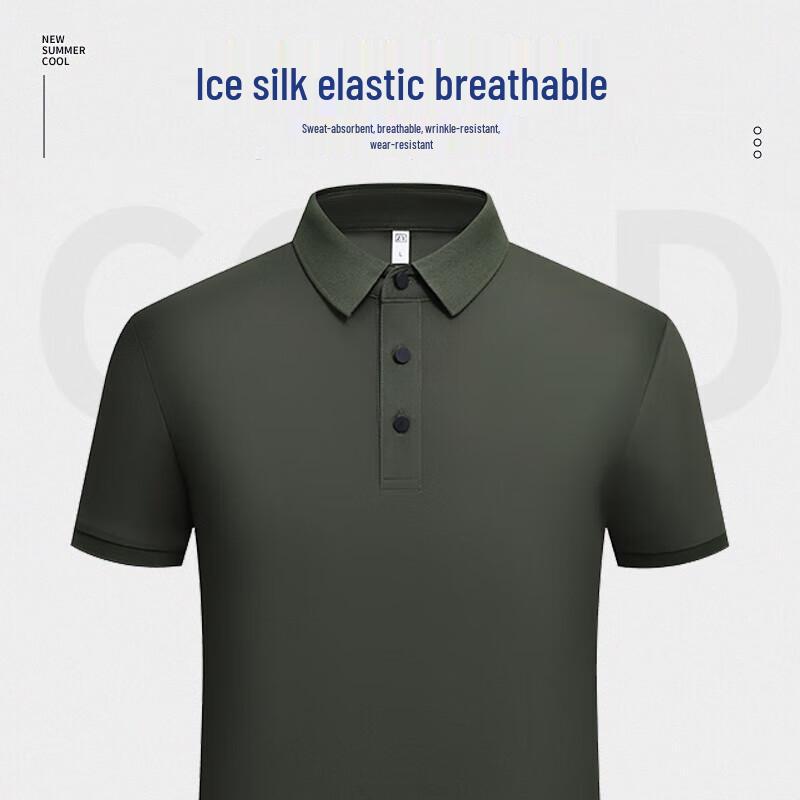 QIANYIYANG Unisex Quick-Dry Polo Shirt