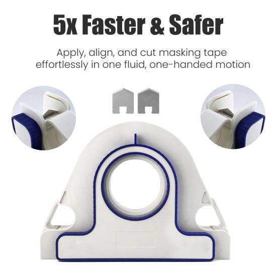 Aplikátor malířské pásky Okna Dveřní rám Lišta Maskovací páska Dávkovač Malování Balicí páska Řezačka Přenosné Nástroje pro řezání etiketovací pásky